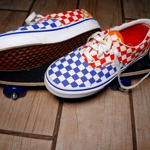 Checkered Vans Off The Wall Kid’s Skate Shoes